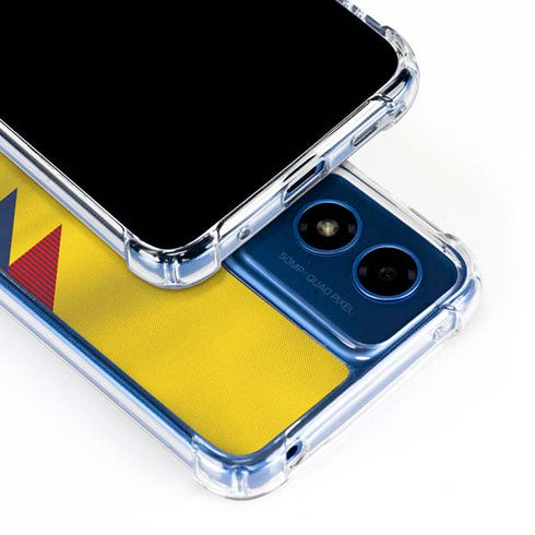 Colombia Soccer Flag Moto G Play 4G (2024) Clear Case